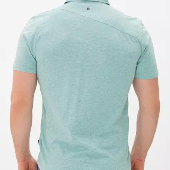 Volcom Wowzer polo shirt short sleeve cotton blue XL - Picture 16 of 16